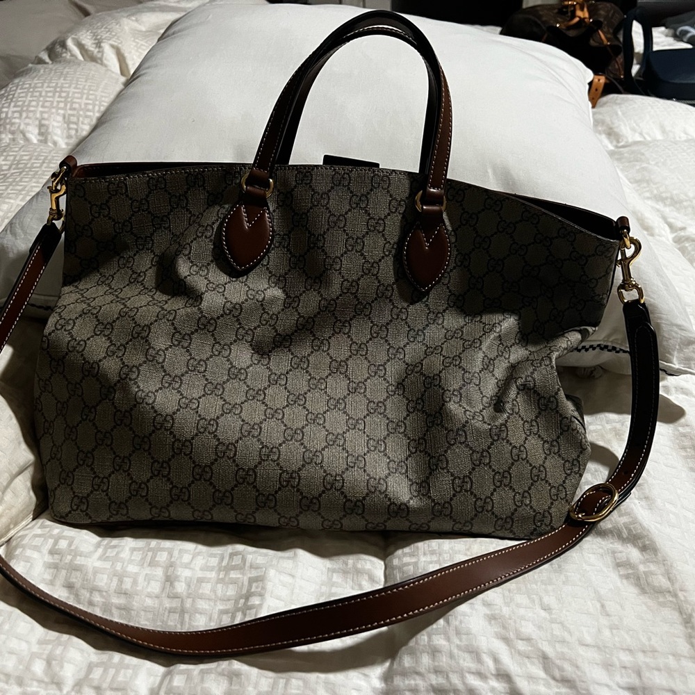 Gucci GG supreme soft canvas tote